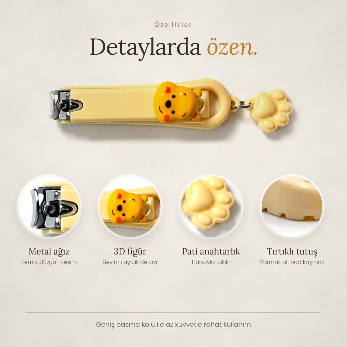 Çocuk Tırnak Makası Ayı Winnie YTMS1767