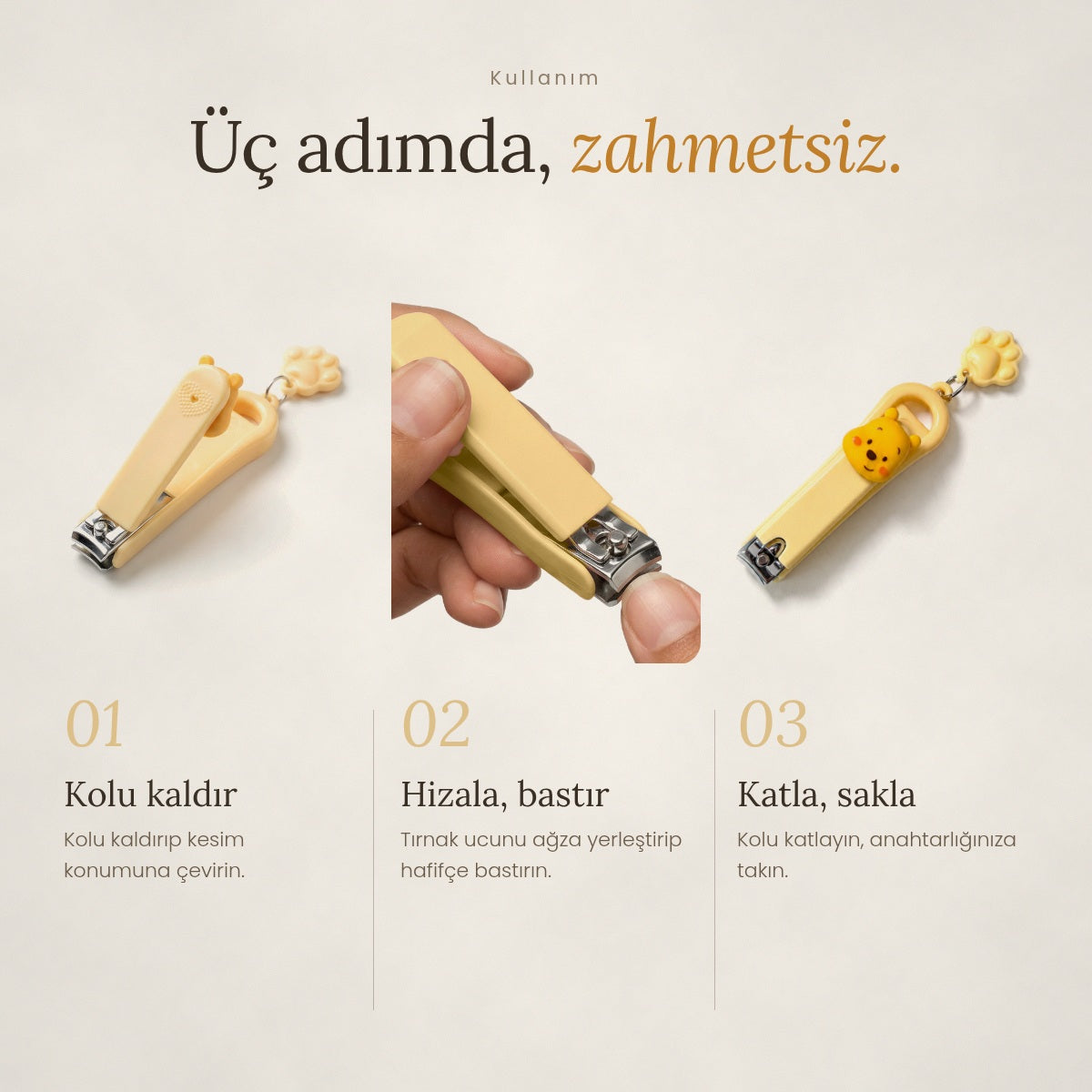 Çocuk Tırnak Makası Ayı Winnie YTMS1767