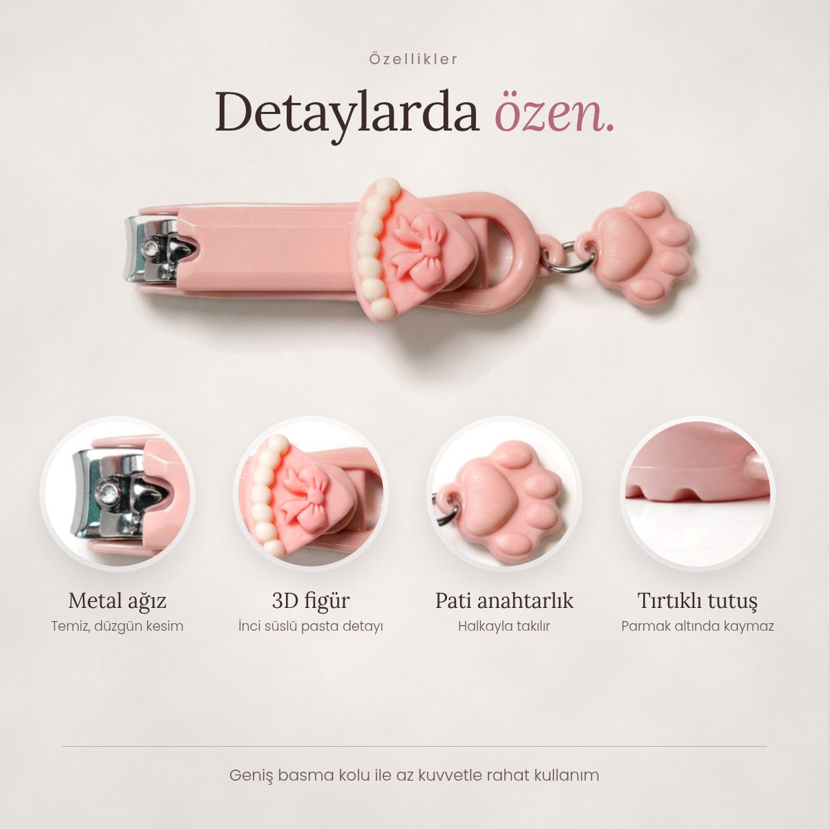 Çocuk Tırnak Makası Pasta Dilimi YTMS1772