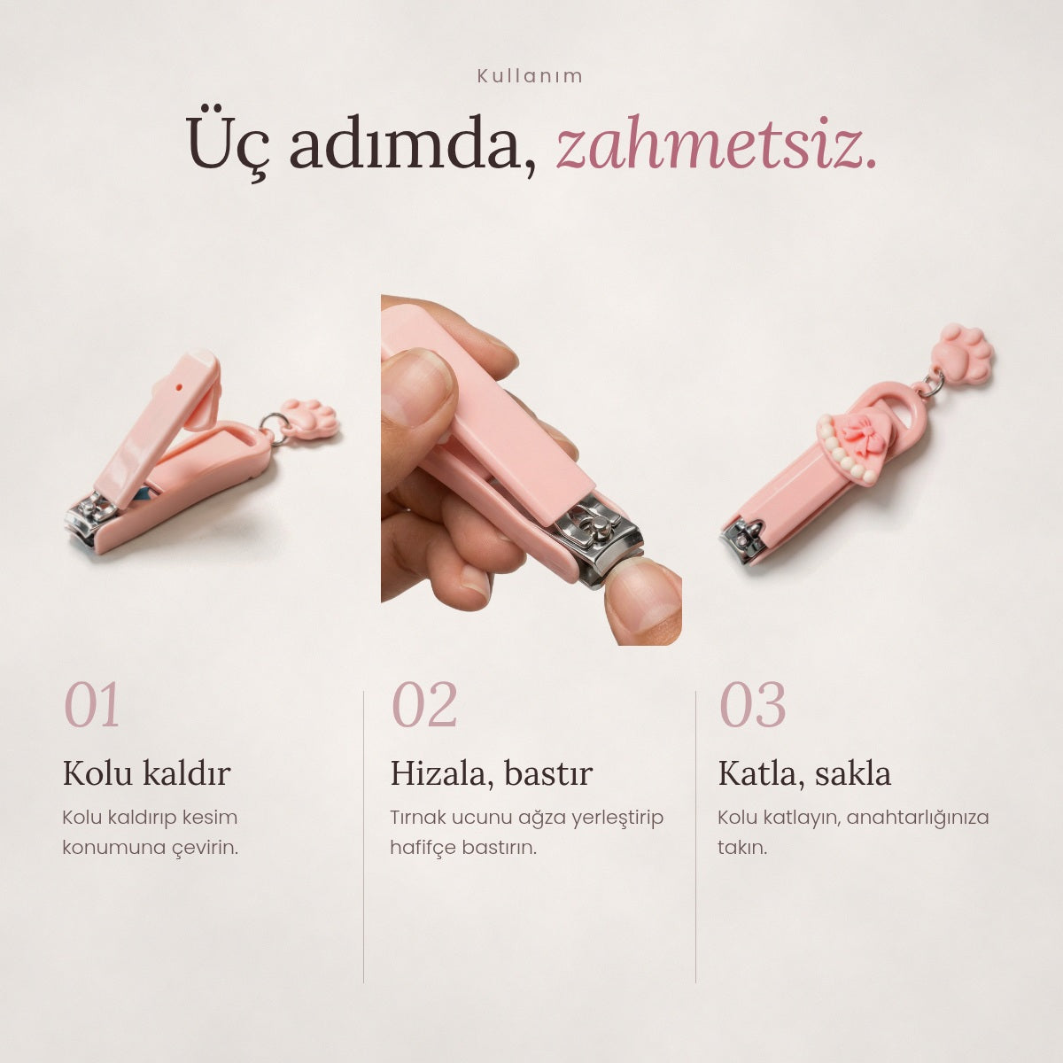 Çocuk Tırnak Makası Pasta Dilimi YTMS1772